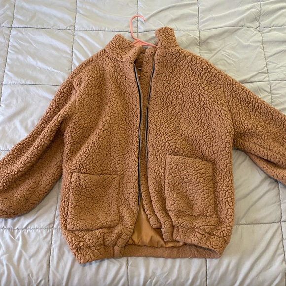 Zaful Jackets & Blazers - oversized teddy coat